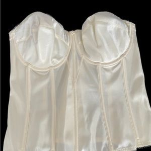 Dominique Apparel cream bustier corset top size 38DD